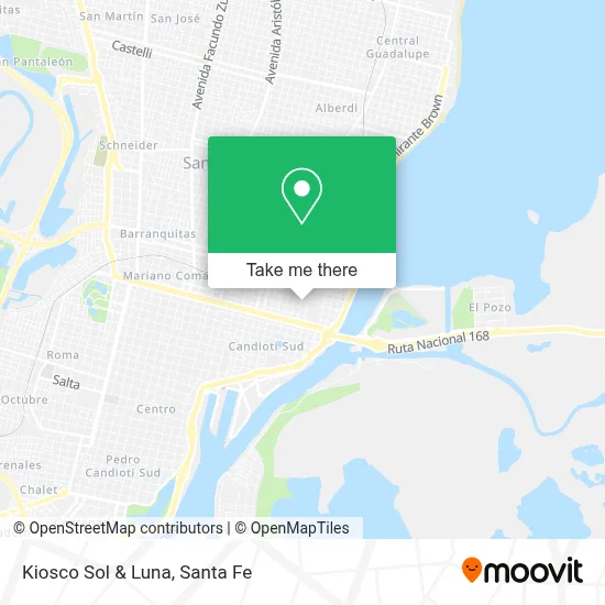 Kiosco Sol & Luna map