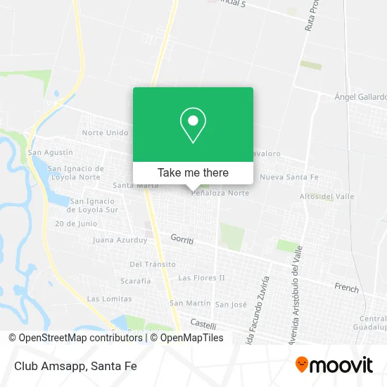 Club Amsapp map