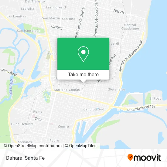 Dahara map
