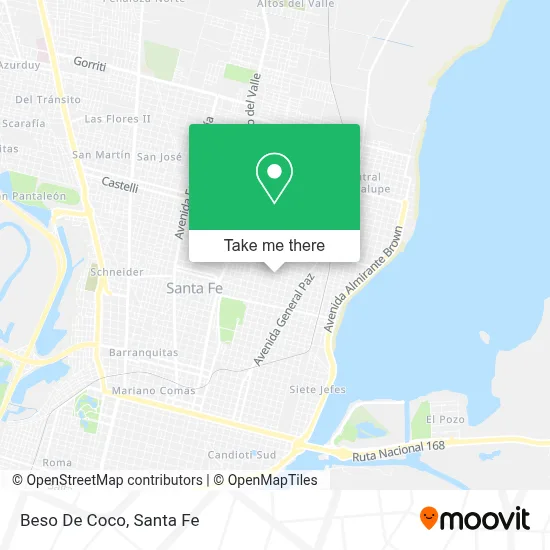 Beso De Coco map