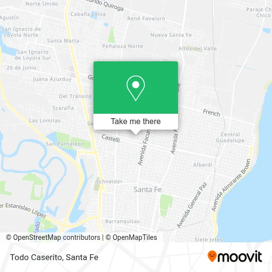 Todo Caserito map