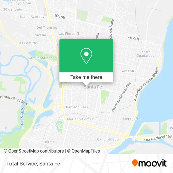 Total Service map