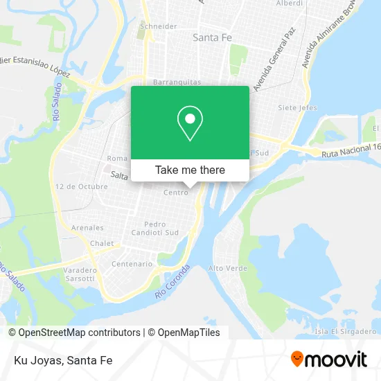 Ku Joyas map