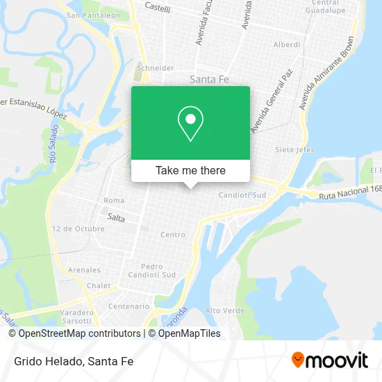 Grido Helado map
