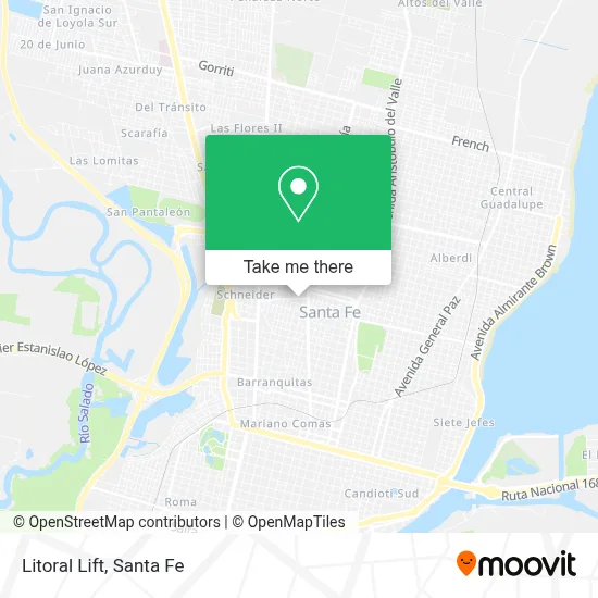 Litoral Lift map