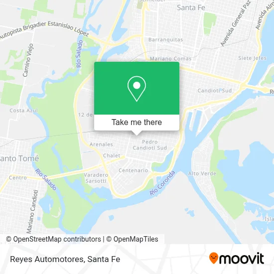 Reyes Automotores map