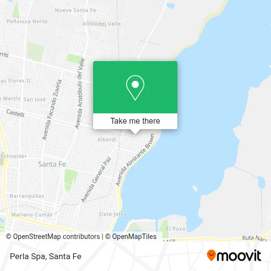 Perla Spa map