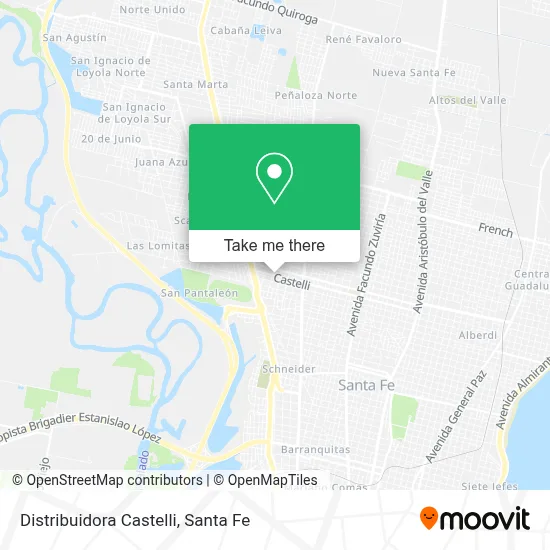 Distribuidora Castelli map