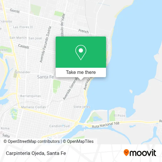 Carpinteria Ojeda map