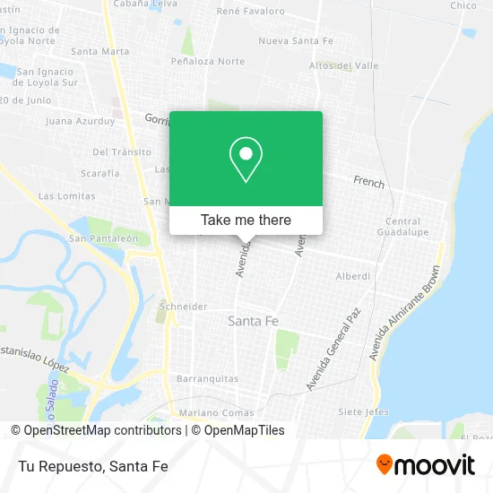 Tu Repuesto map