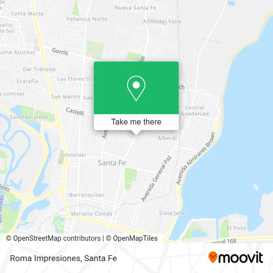 Roma Impresiones map