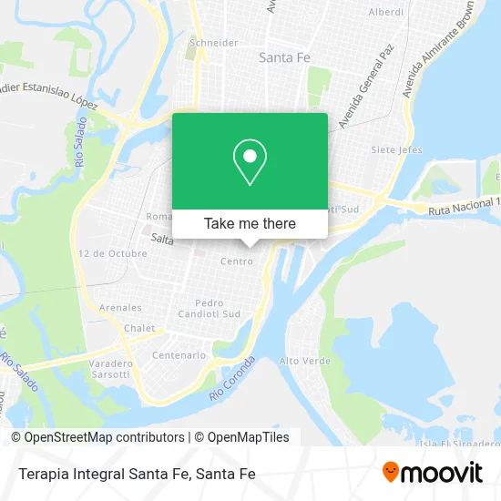 Terapia Integral Santa Fe map