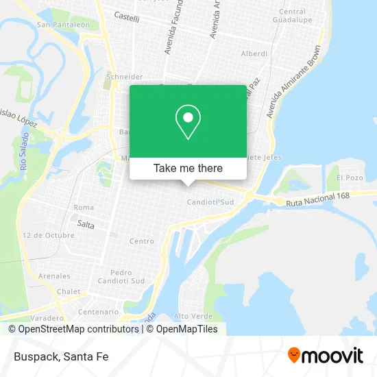 Buspack map