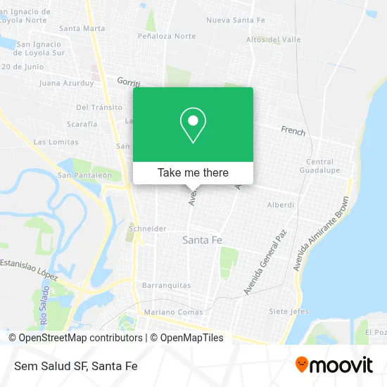 Sem Salud SF map