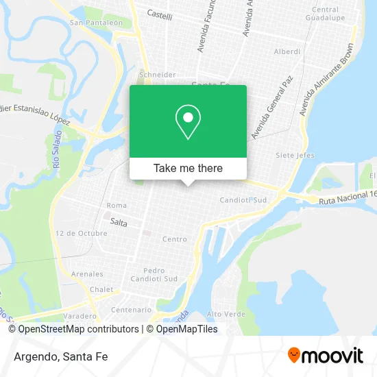 Argendo map