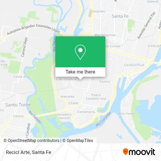 Recicl Arte map