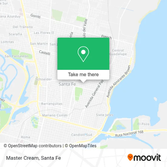 Master Cream map