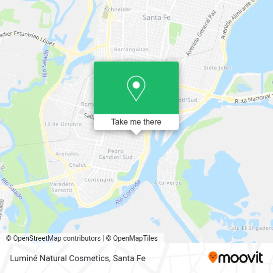 Luminé Natural Cosmetics map