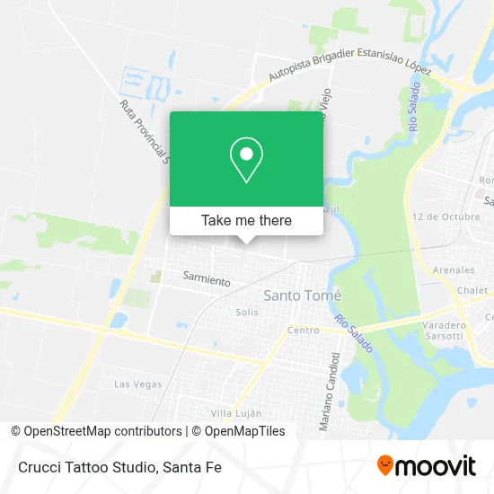 Crucci Tattoo Studio map