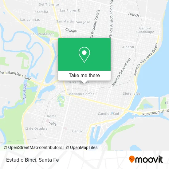 Estudio Binci map