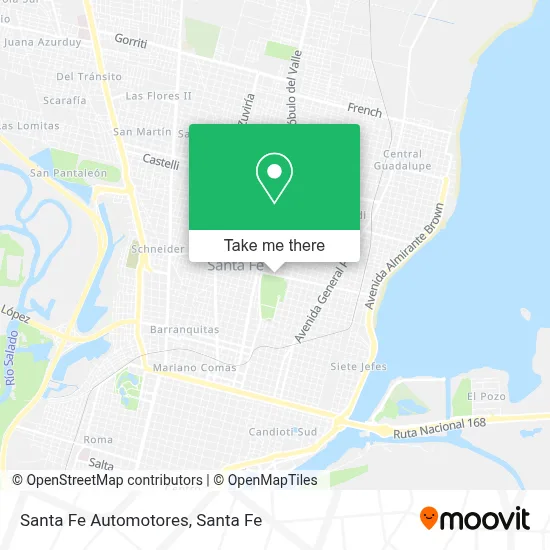 Santa Fe Automotores map
