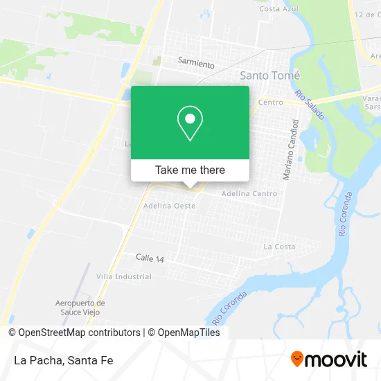 La Pacha map
