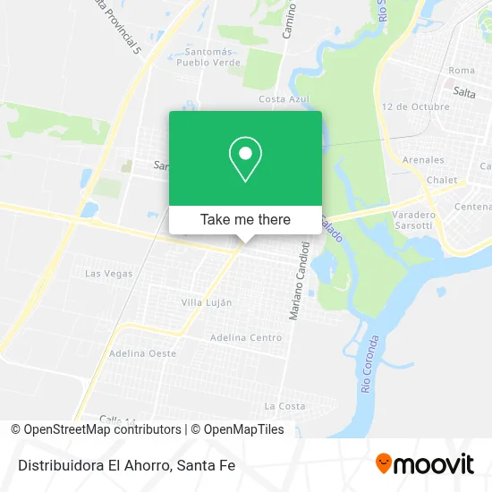 Distribuidora El Ahorro map