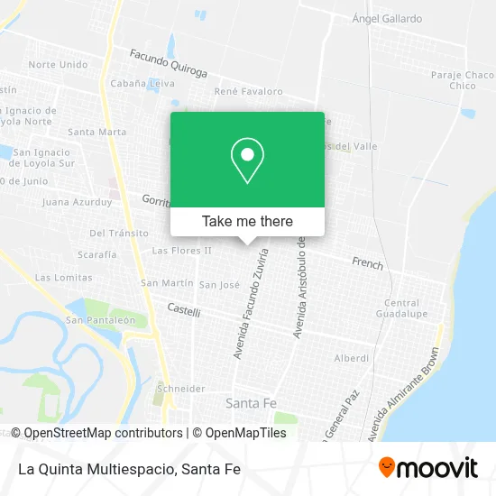 La Quinta Multiespacio map