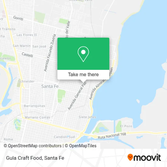 Gula Craft Food map