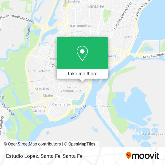Estudio Lopez. Santa Fe map