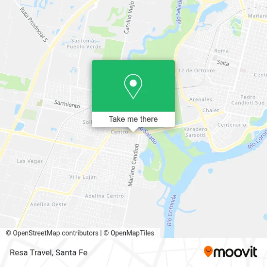 Resa Travel map