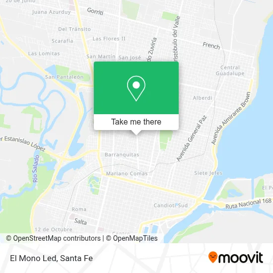 El Mono Led map