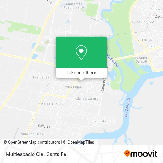 Multiespacio Ciel map
