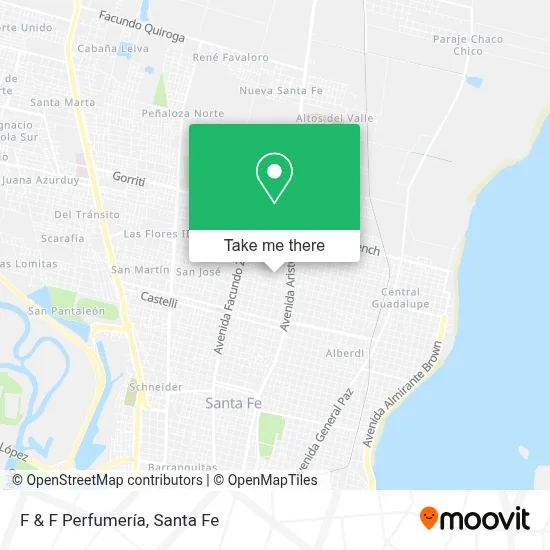 F & F Perfumería map