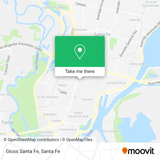 Gloss Santa Fe map