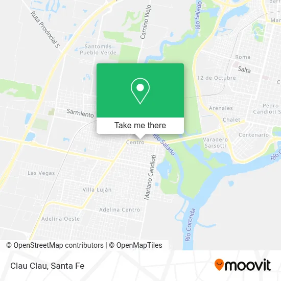 Clau Clau map