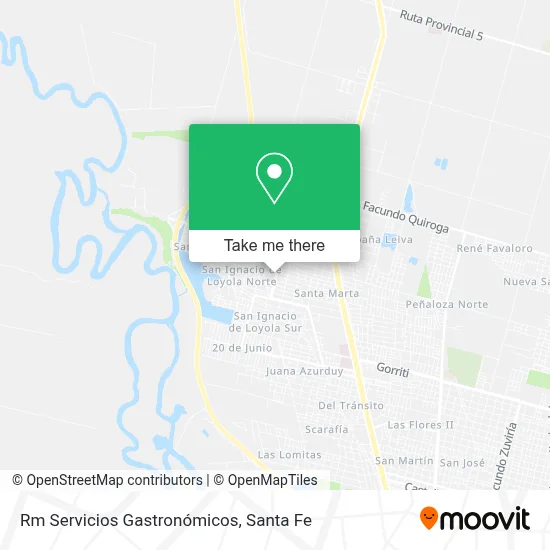 Rm Servicios Gastronómicos map