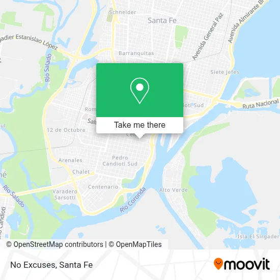 No Excuses map