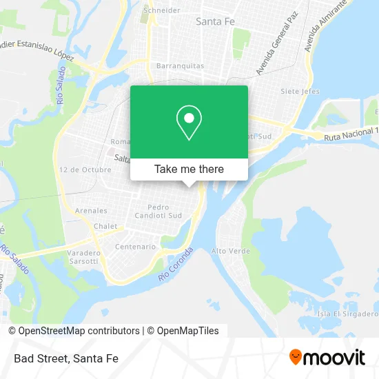 Bad Street map