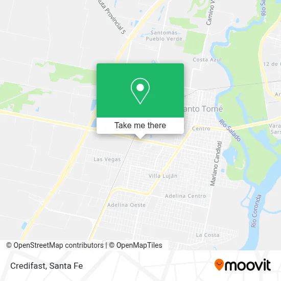Credifast map