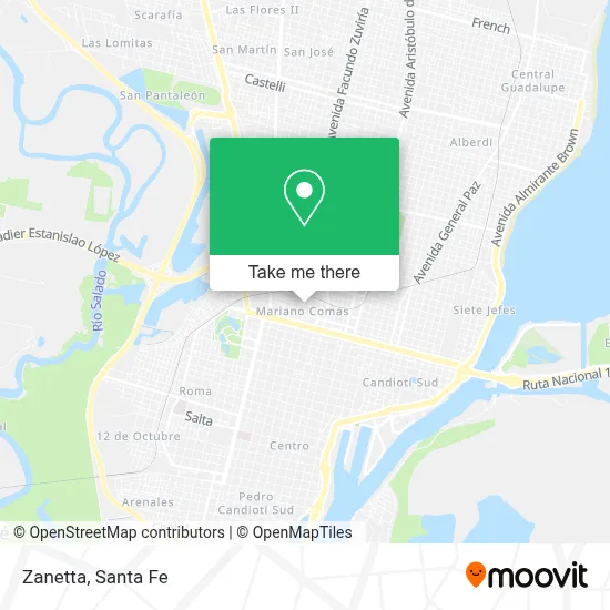 Zanetta map