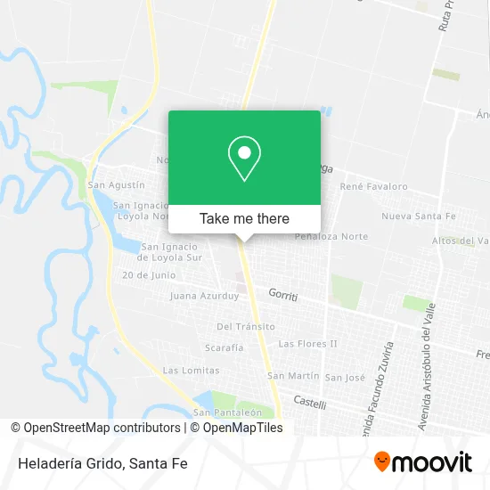 Heladería Grido map