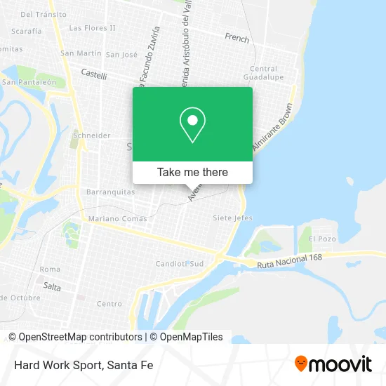 Hard Work Sport map