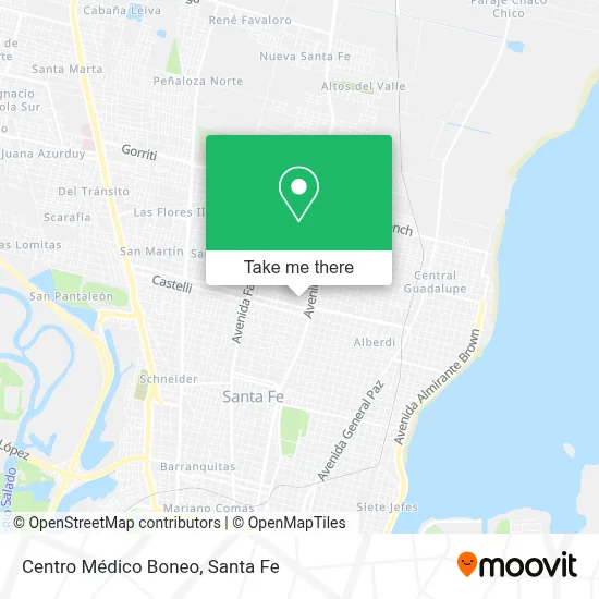 Centro Médico Boneo map