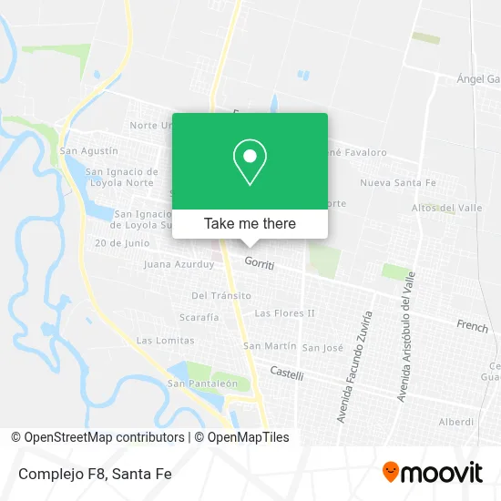 Complejo F8 map