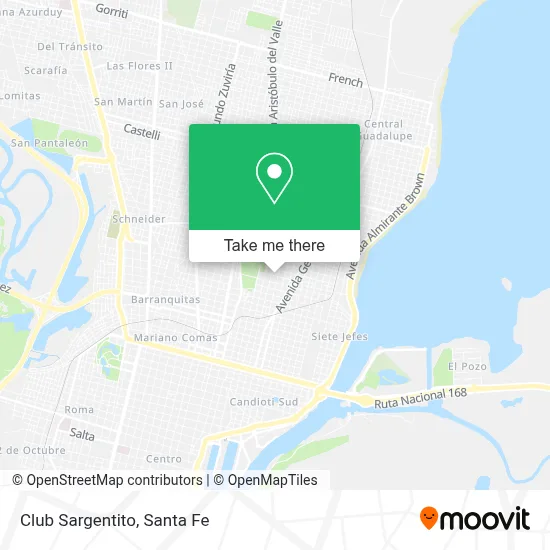 Club Sargentito map
