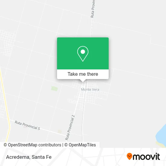 Acredema map