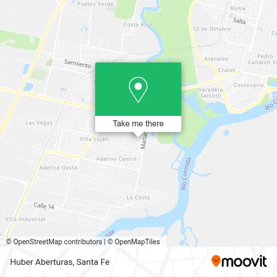 Huber Aberturas map