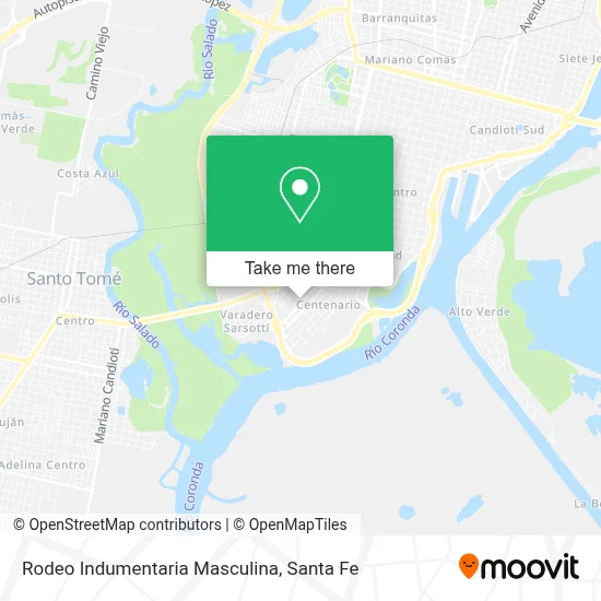 Rodeo Indumentaria Masculina map