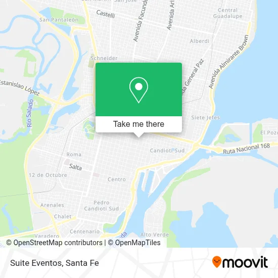 Suite Eventos map